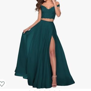 Two piece formal dress